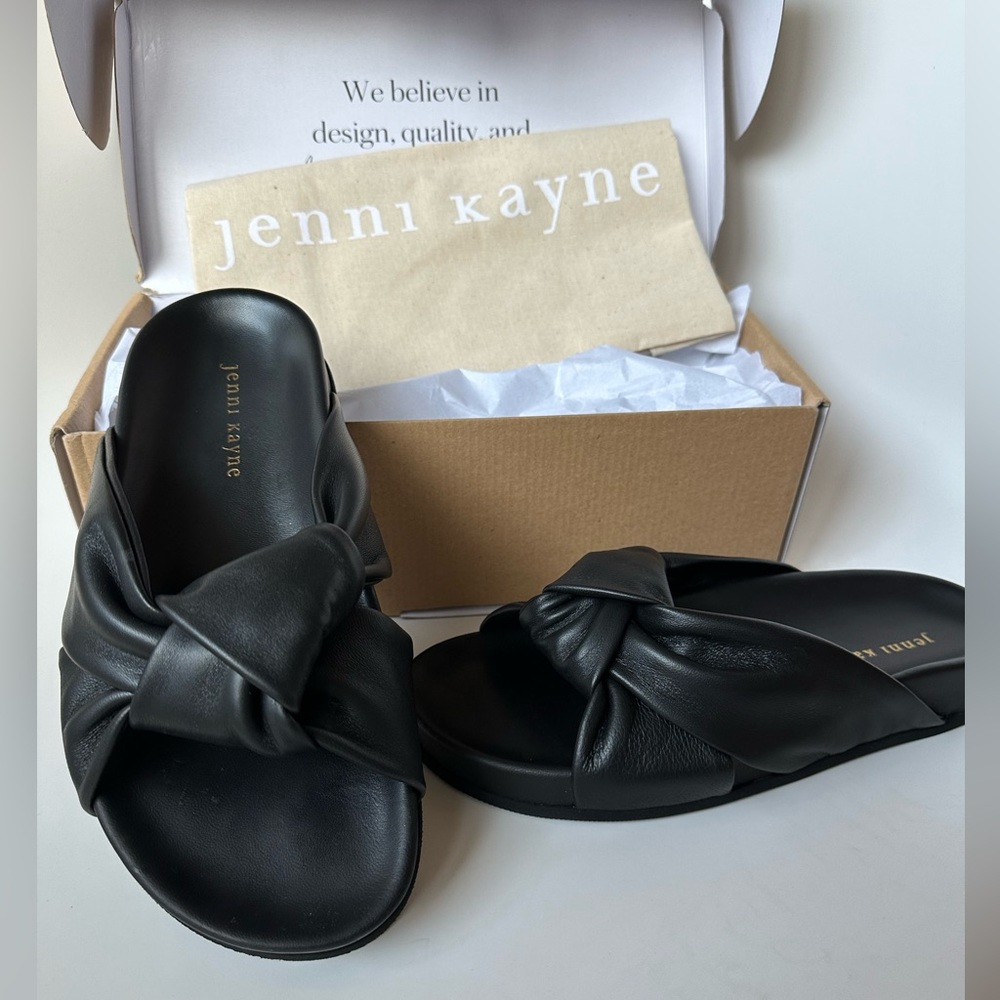 Jenni Kanye Leather Knot Sandal